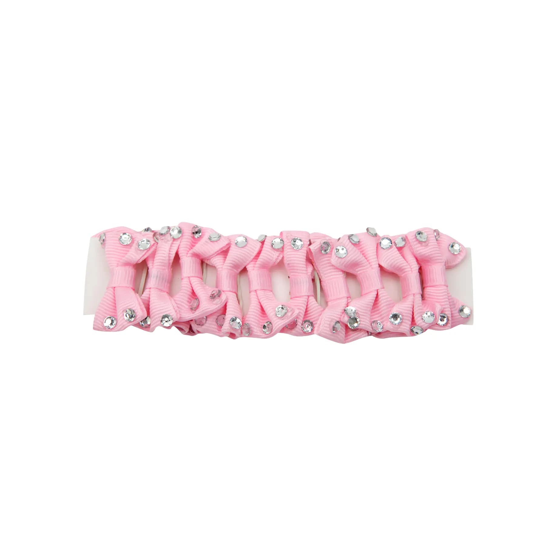 Stoff-Strass Flechtknoten für Damen Red Horse