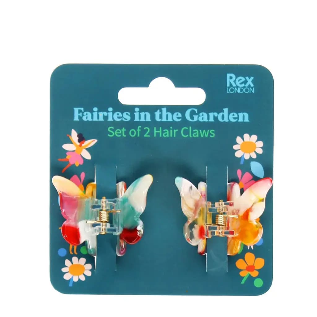 Miniklammer Schmetterling Mädchen Rex London Fairies in The Garden (x2)