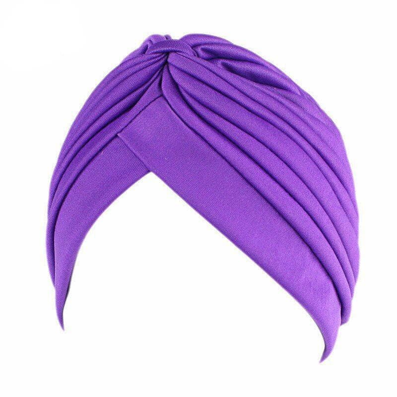 Turban - femme - violet