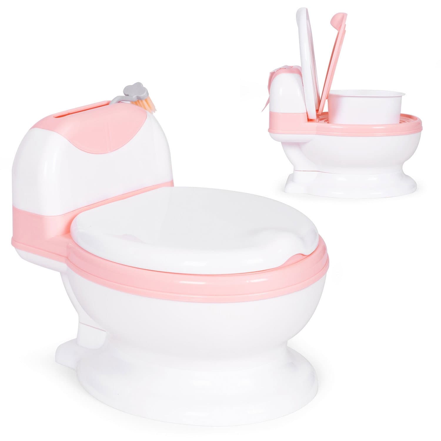 Vasino WC per bambini con inserto e scopino