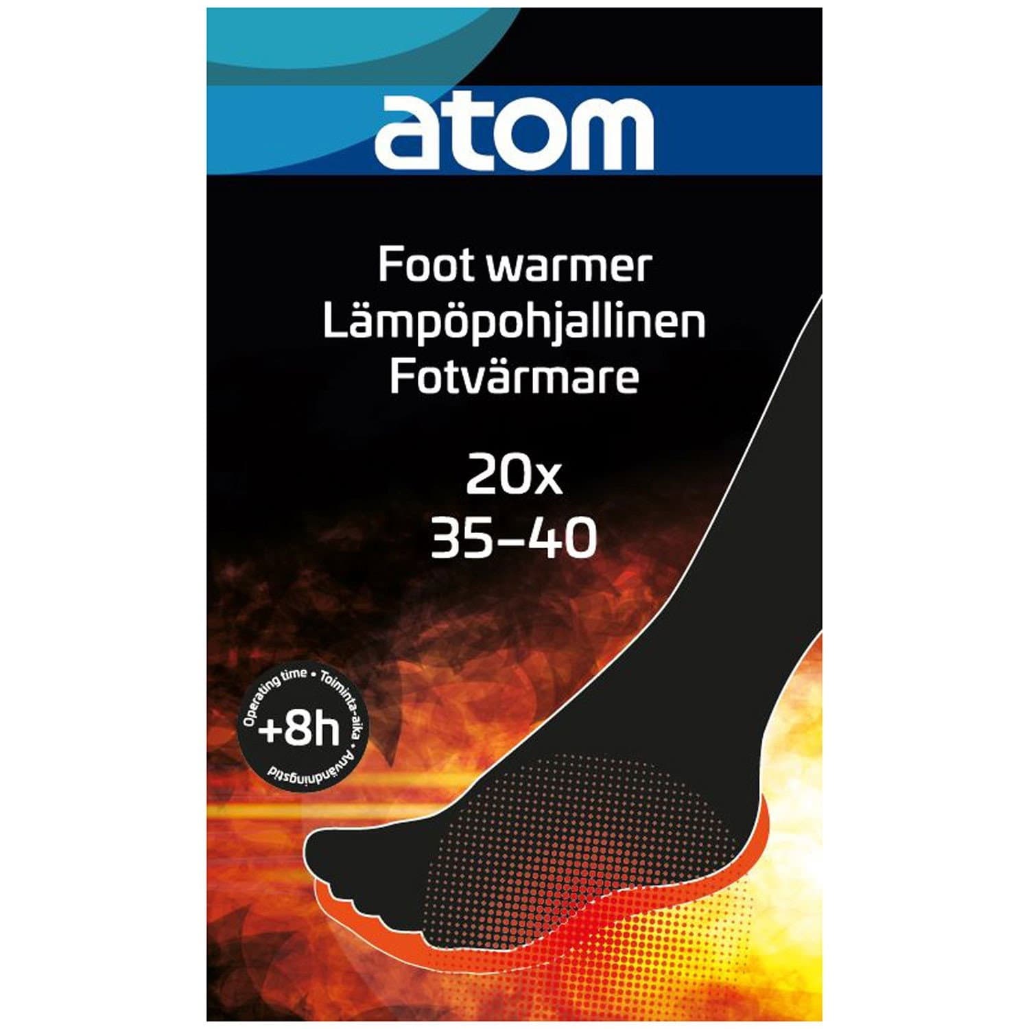 Atom Thermal Einlegesohle Größe 35-40 20 Stk.