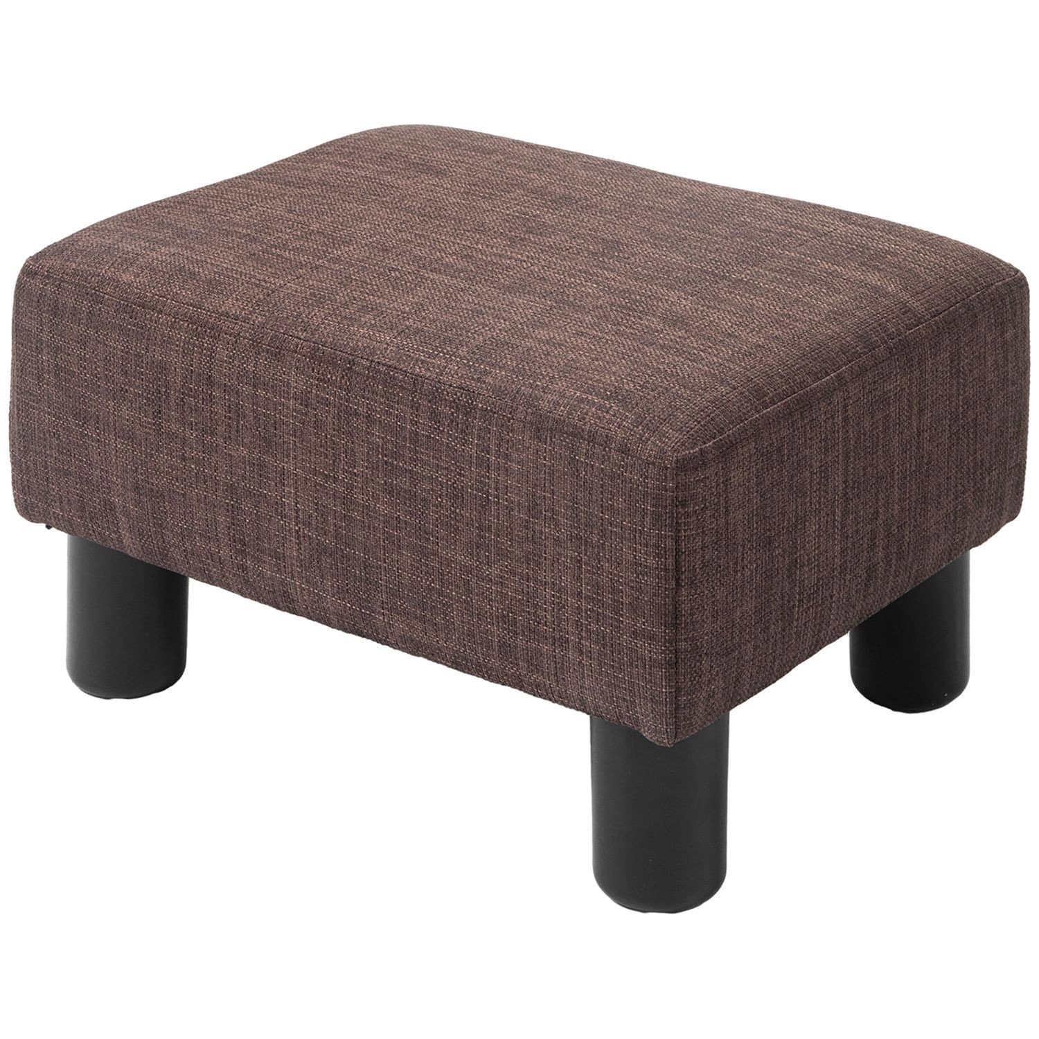 Repose-pieds rectangulaire Linné Marron 40x30x24 cm