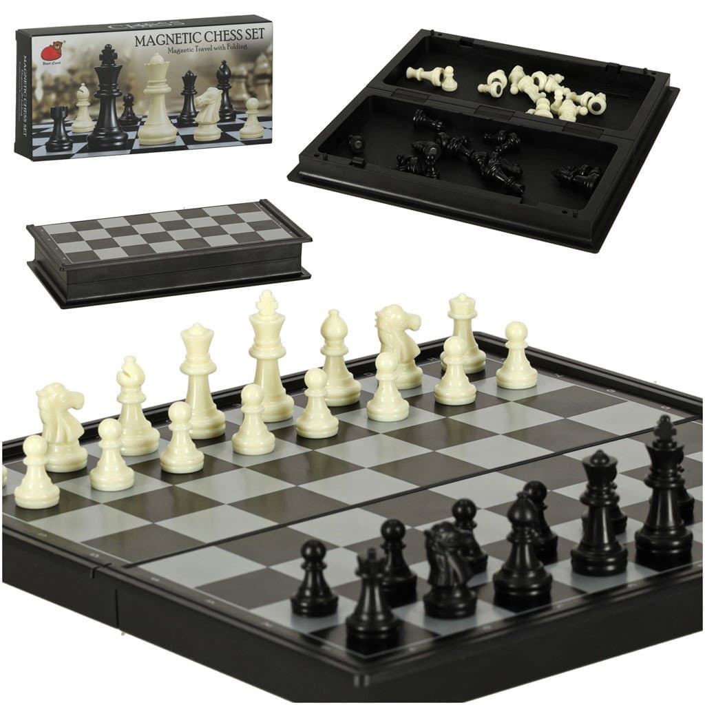 Magnetisches Schach-Dame-Puzzlespiel