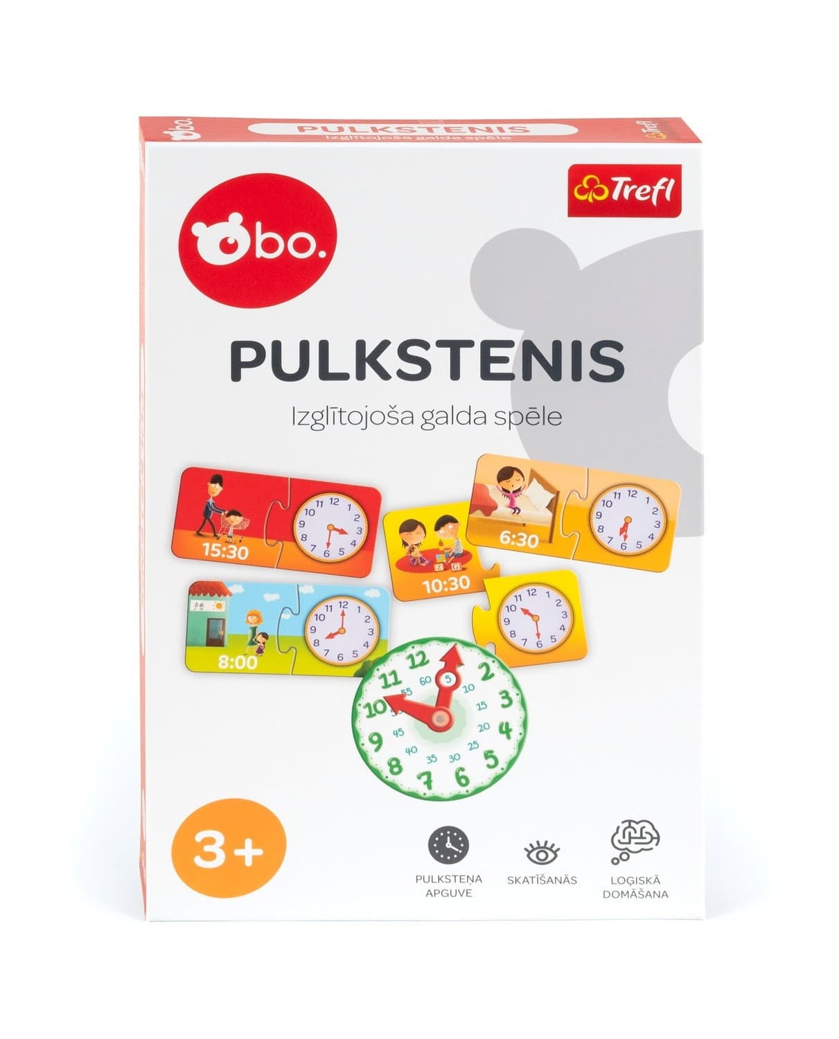 Bo. Jeu de société éducatif " Horloge " (en langue lettone)