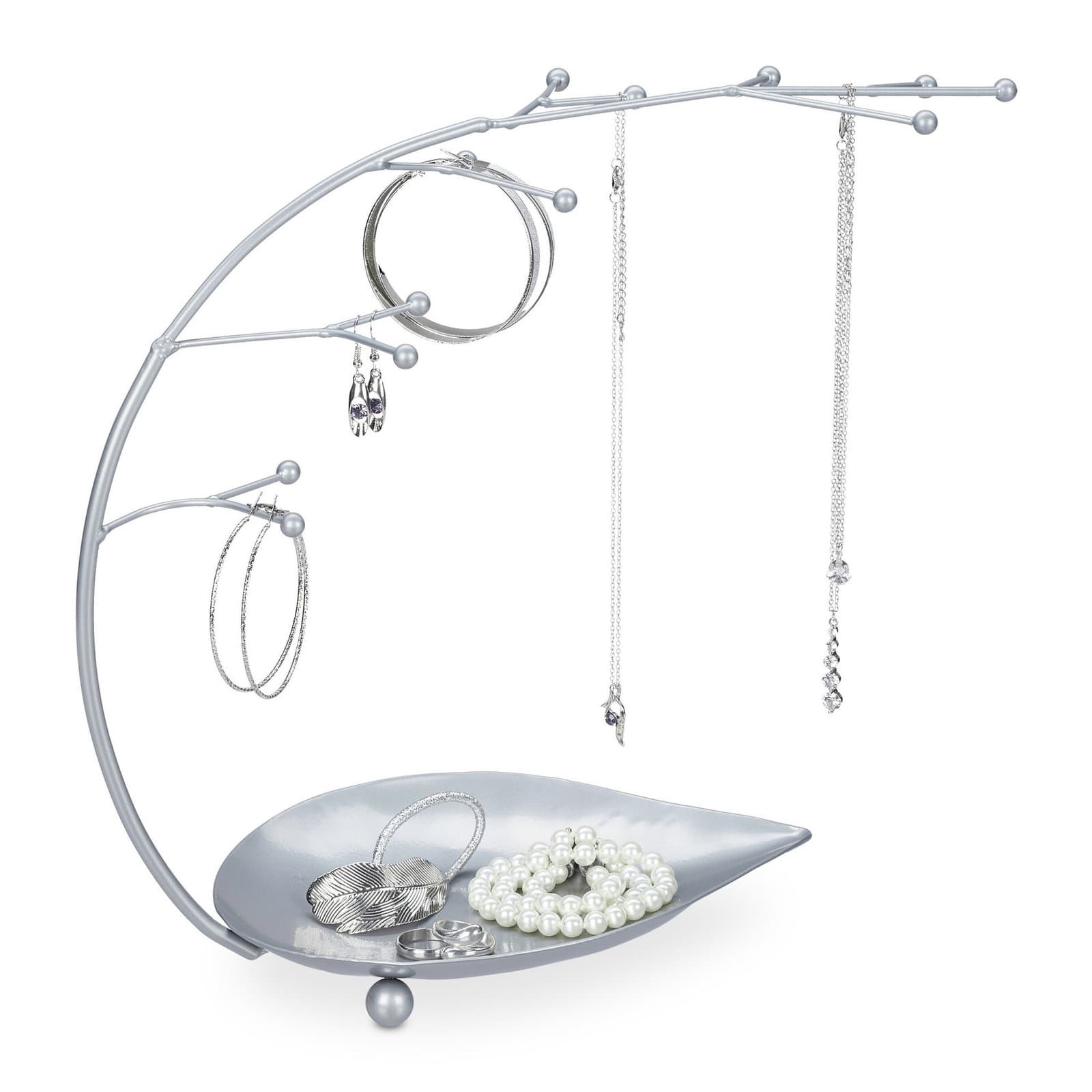 Portagioielli a forma di foglia