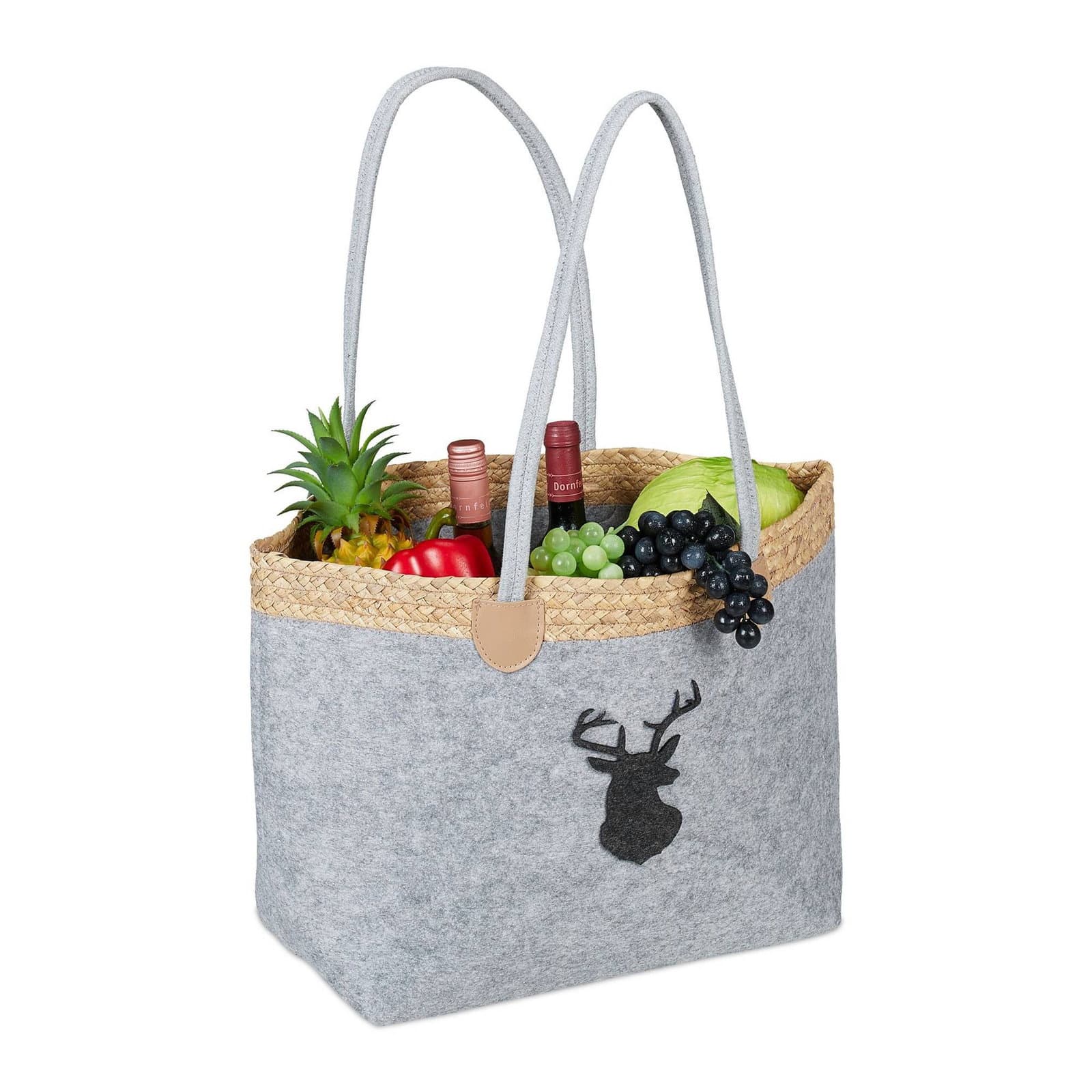Sac en feutre avec motif cerf