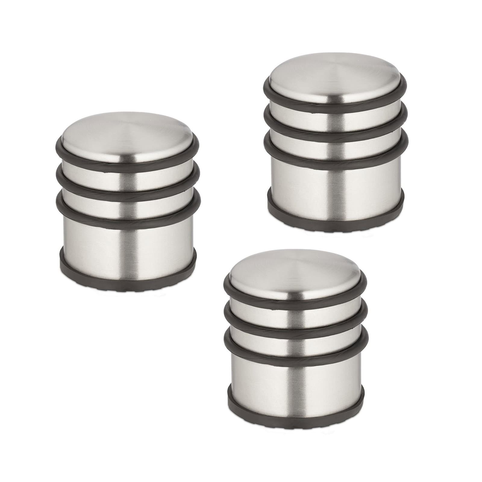 Butée de porte en acier inoxydable - 3 pièces