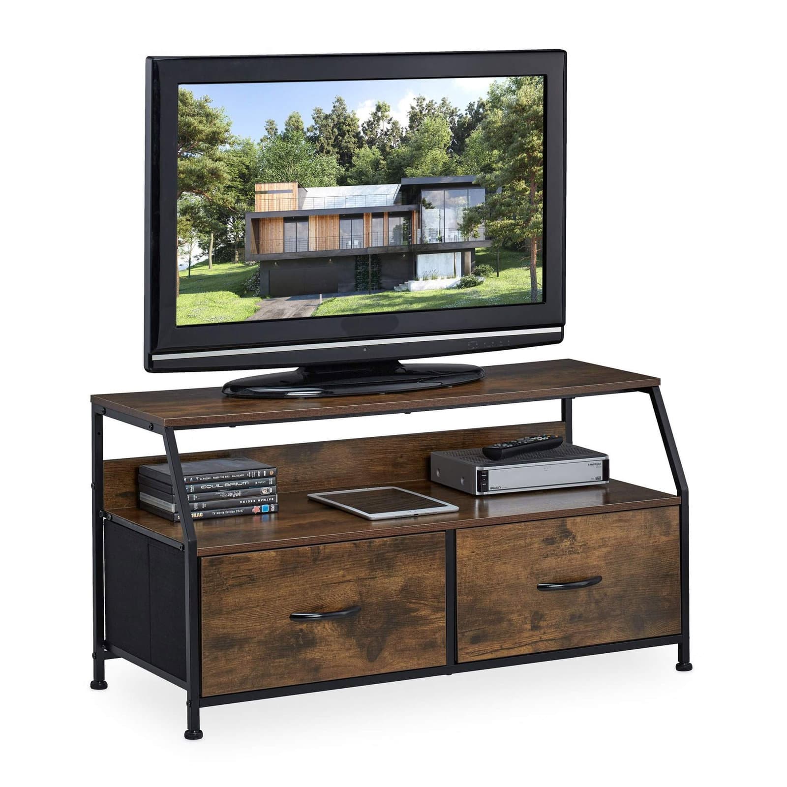 Table TV de style industriel