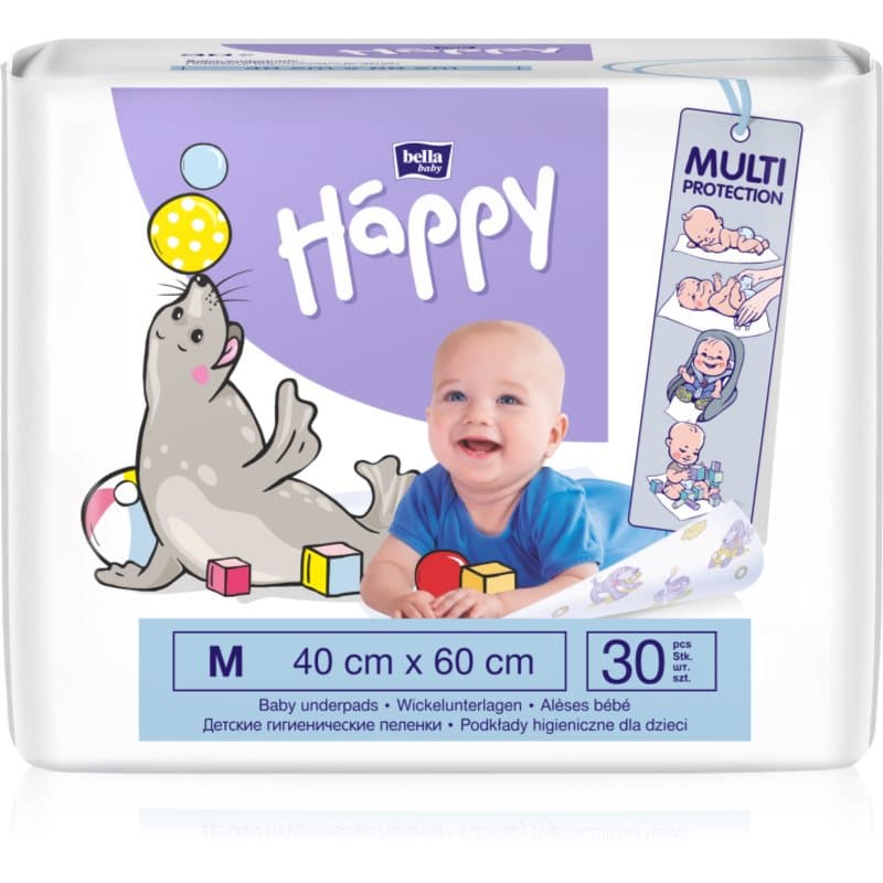 BELLA Baby Happy Baby Underpads Einweg-Wickelunterlagen 40x60 cm 30 St.