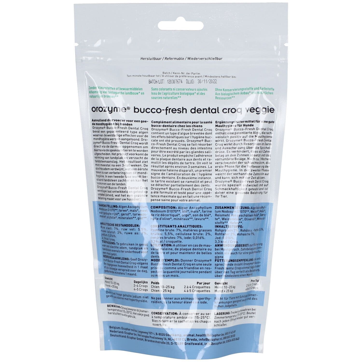 Orozyme Bucco Fresh Dental Croq Chien > 10kg view 2