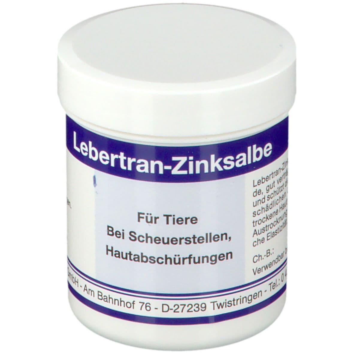 Lebertran Zinksalbe vet. view 2