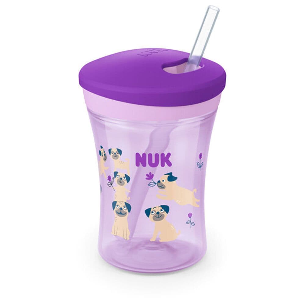 NUK Action Cup 230ml mit Trinkhalm, ab 12 Monate (Farbe nicht wählbar) view 2