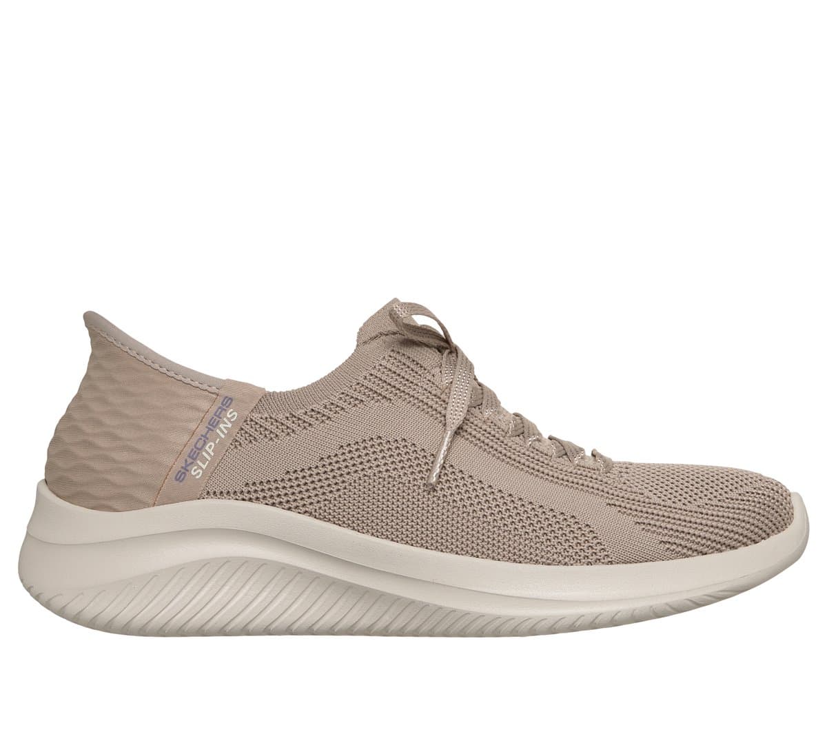 Skechers Slip-ins: Ultra Flex 3.0 - Brilliant Sneaker in Nature Brown/Gray, Größe 37, Vegan