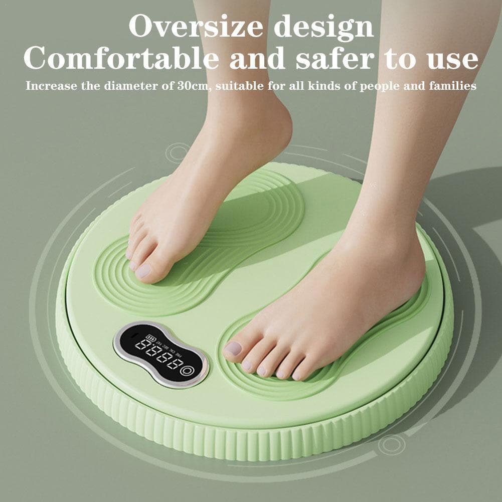 Balance-Platte zum Verdrehen der Taille, Gewichtsverlustgerät, intelligentes Zählen, rutschfest, geräuschlos, wiederaufladbar, für Zuhause,