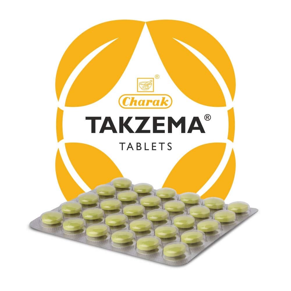 Charak Pharma Takzema Tablette gegen Hautjucken und Rötungen - 30 Tabletten (3er-Pack)