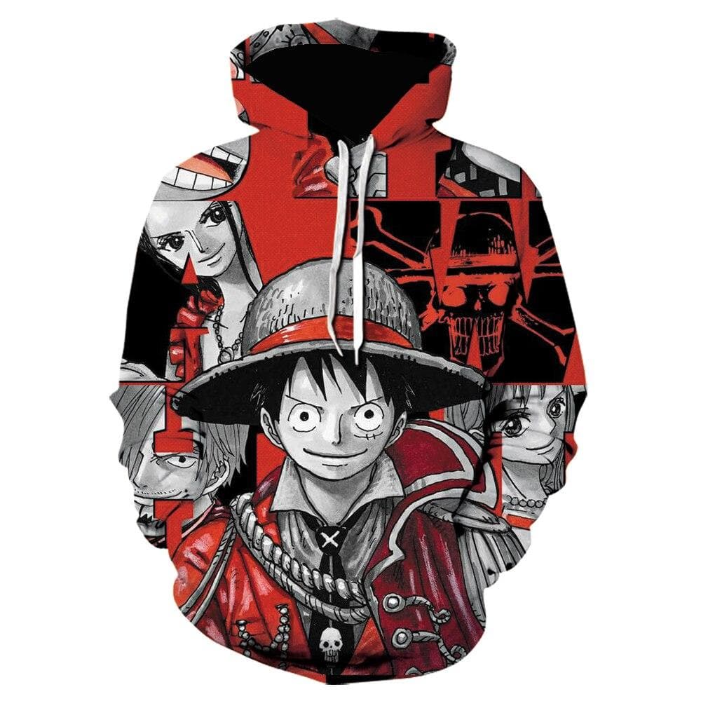 Japan Anime Hoodie One Piece Ruffy 3D Gedruckt Hoodies Harajuku Stil Jacke Cartoon Hohe Qualität Sweatshirt Teenager Trainingsanzüge cm