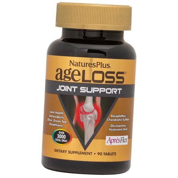 Komplex zur Gelenkunterstützung, AgeLoss Joint Support, Nature's Plus 90 Tab. (03375003)