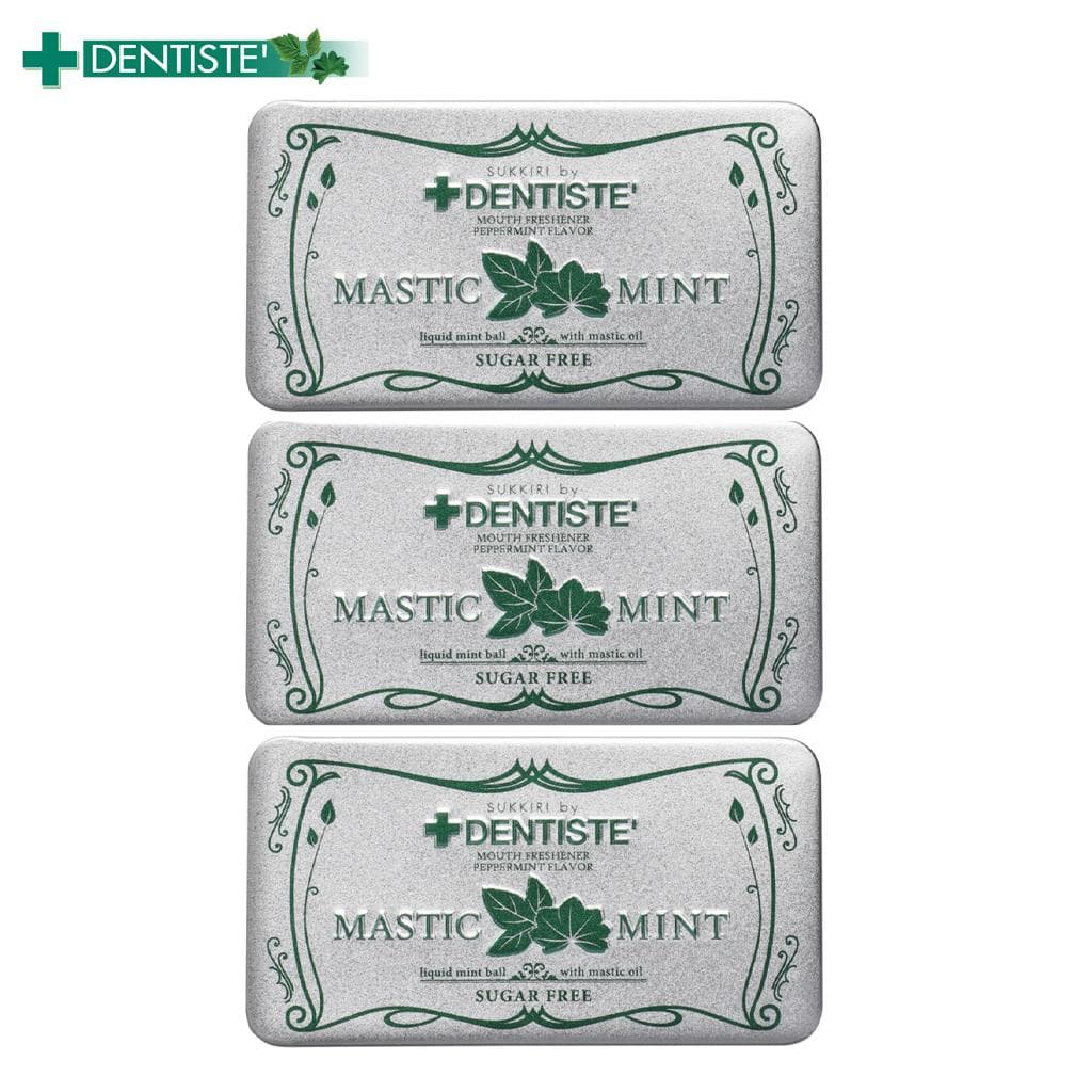 Dentiste' SUKKIRI BY DENTISTE LOVE MINT 50 Tab/Stück x 3 Stück – Thailändisch silber