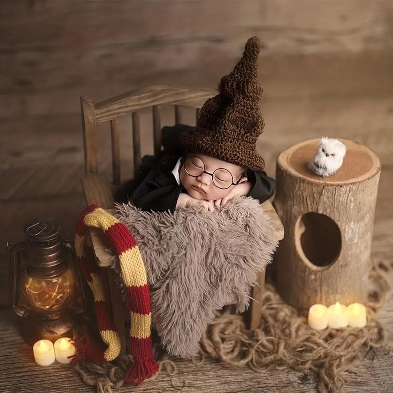 Neugeborenen-Fotografie-Requisiten Magische Requisiten Baby-Posen-Unterstützte Fotografie-Requisiten Harry-förmige Requisiten Hundert-Tage-Baby