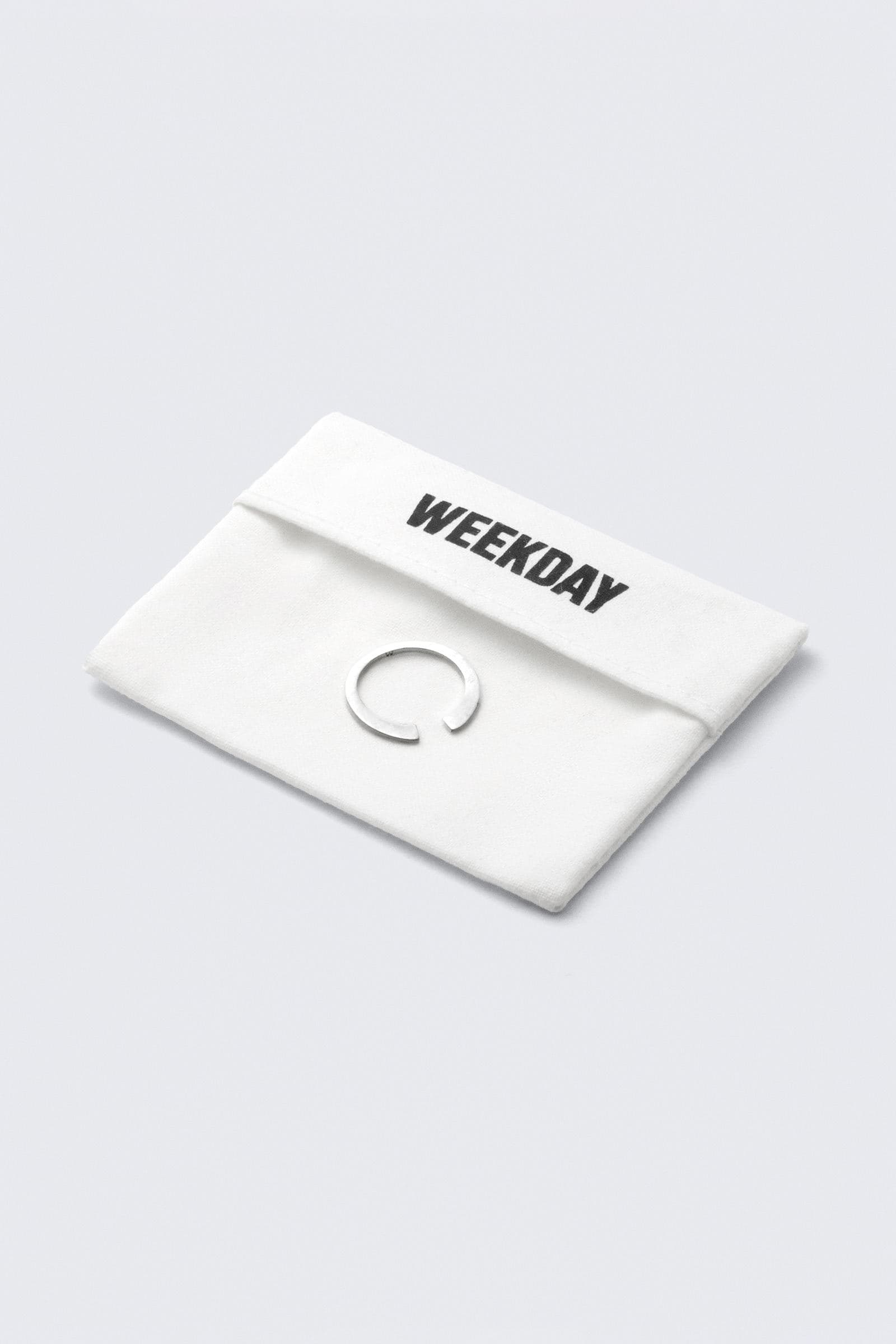 Minimal Silver-Plated Open Ring