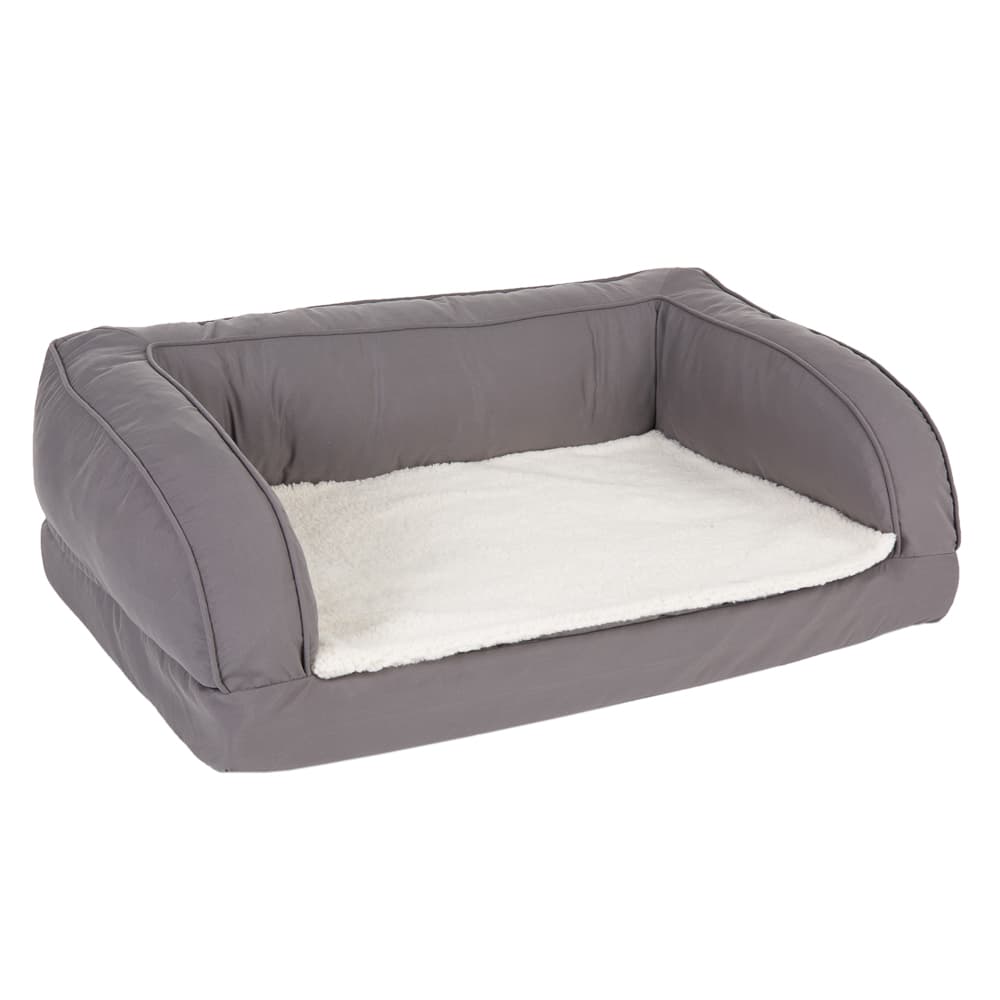 Orthopädisches Hundesofa grau - Grösse L: L 115 x B 70 x H 32 cm