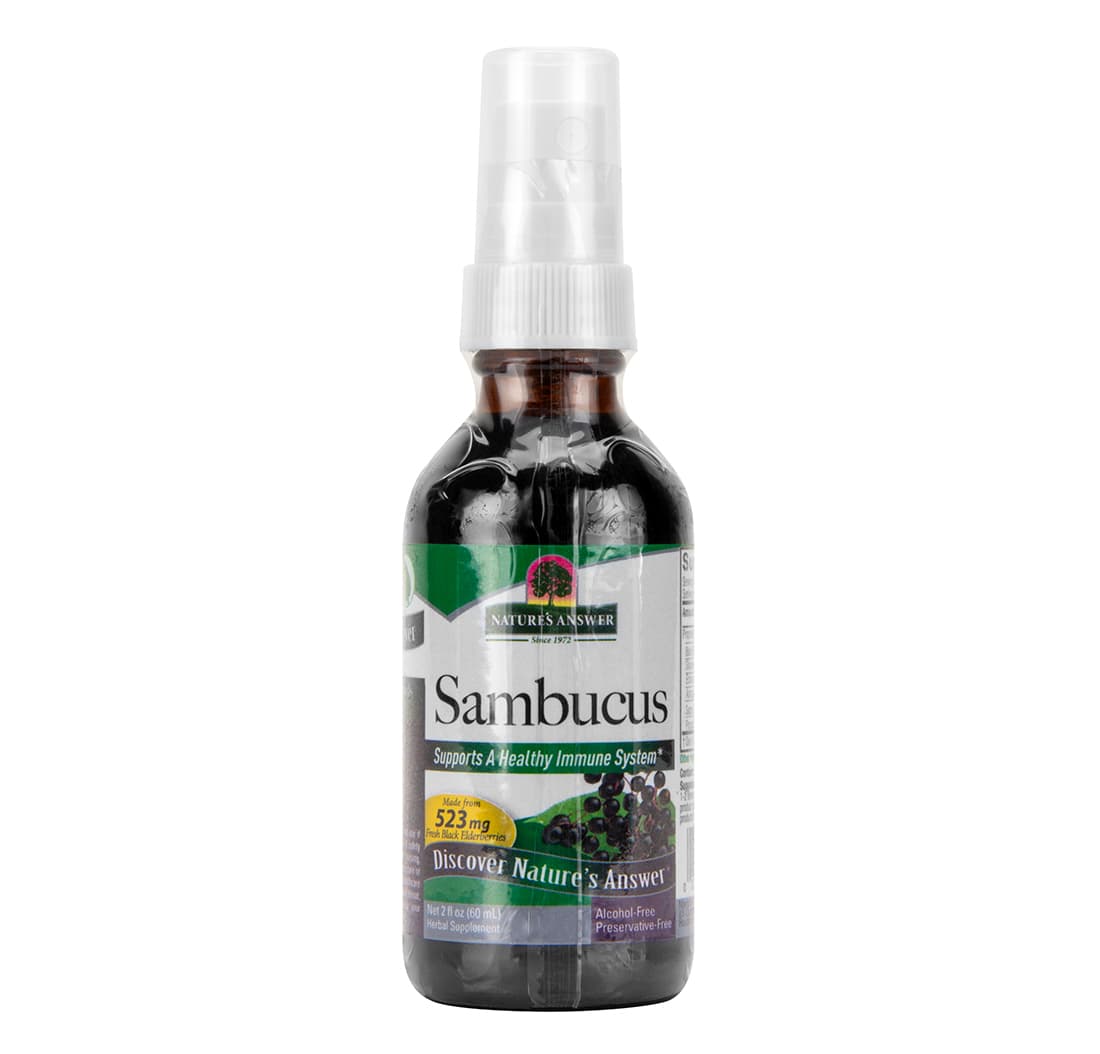 SAMBUCUS HOLUNDERBEEREXTRAKT SPRAY (alkoholfrei) (2 fl unze) 60 mg
