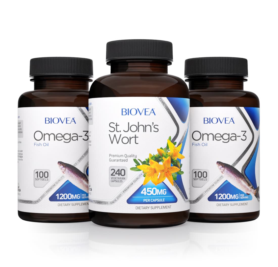 JOHANNISKRAUT & OMEGA-3 FISCHÖL SPARPAKET