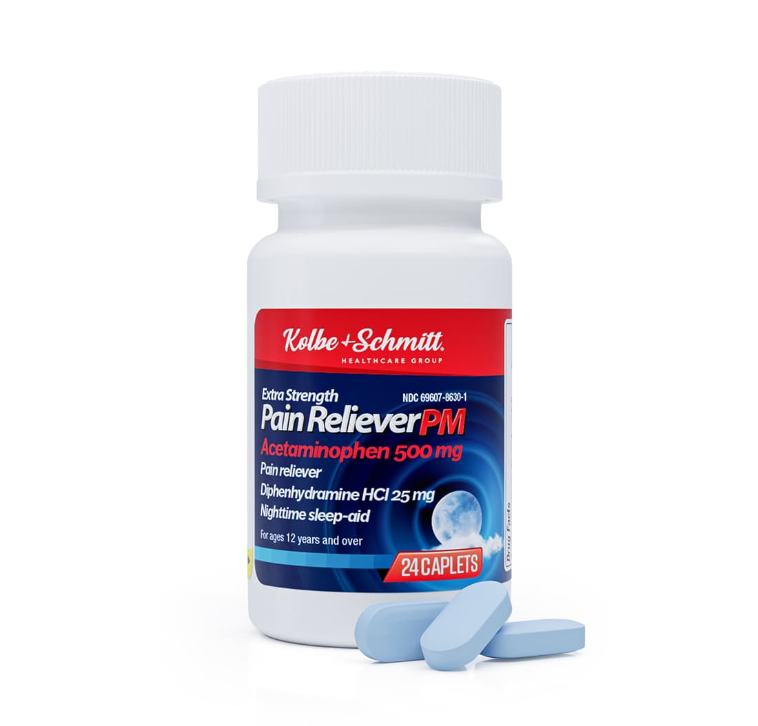 SCHMERZMITTEL PM Acetaminophen 500 mg 24 Tabletten (Extra Stark)