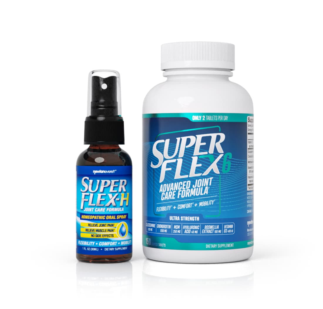 SUPERFLEX-6 Weiterentwickelte  Gelenkpflegeformel & SUPERFLEX-H SPARPAKET
