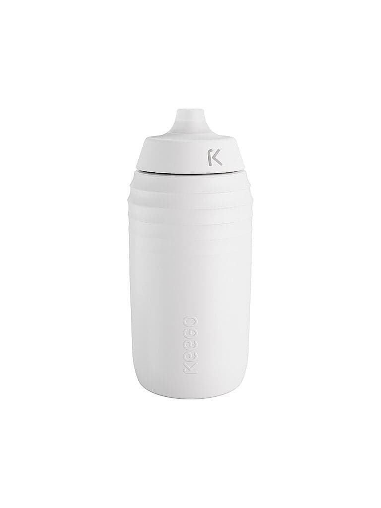 KEEGO Trinkflasche Kunststoff Titan 0,5L weiss