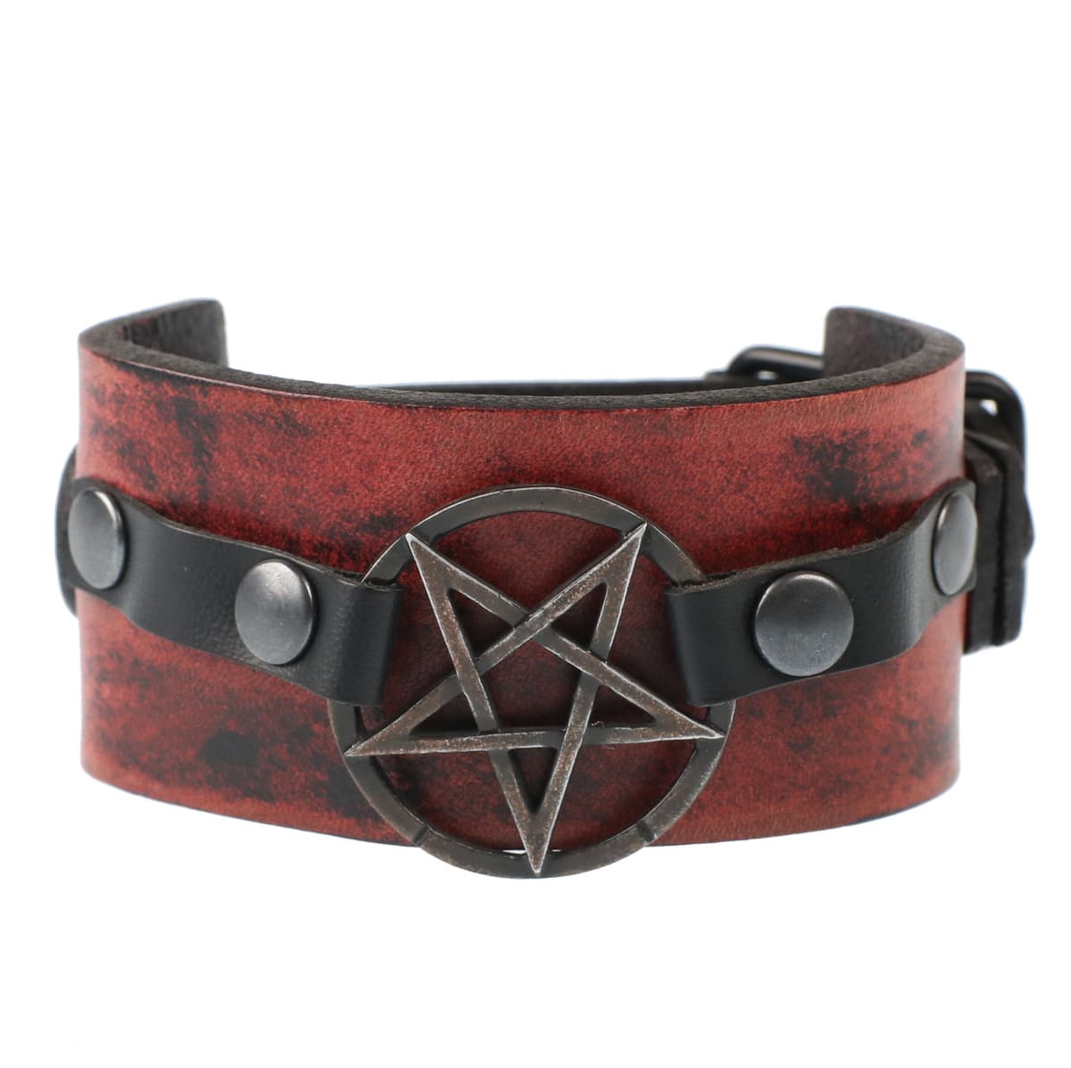 Armband Pentagramm - red
