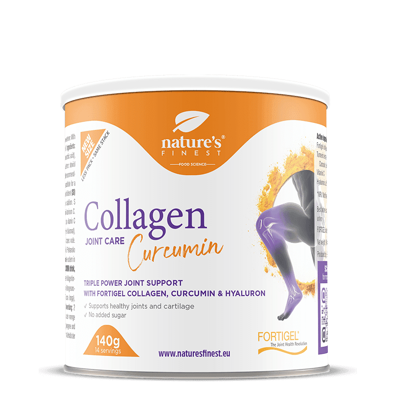 Nature's Finest Curcumin JointCare | Kollagen, Kurkumin + Hyaluronsäure für Gelenkunterstützung | Hilfe bei Steifheit, Flexibilität + täglicher