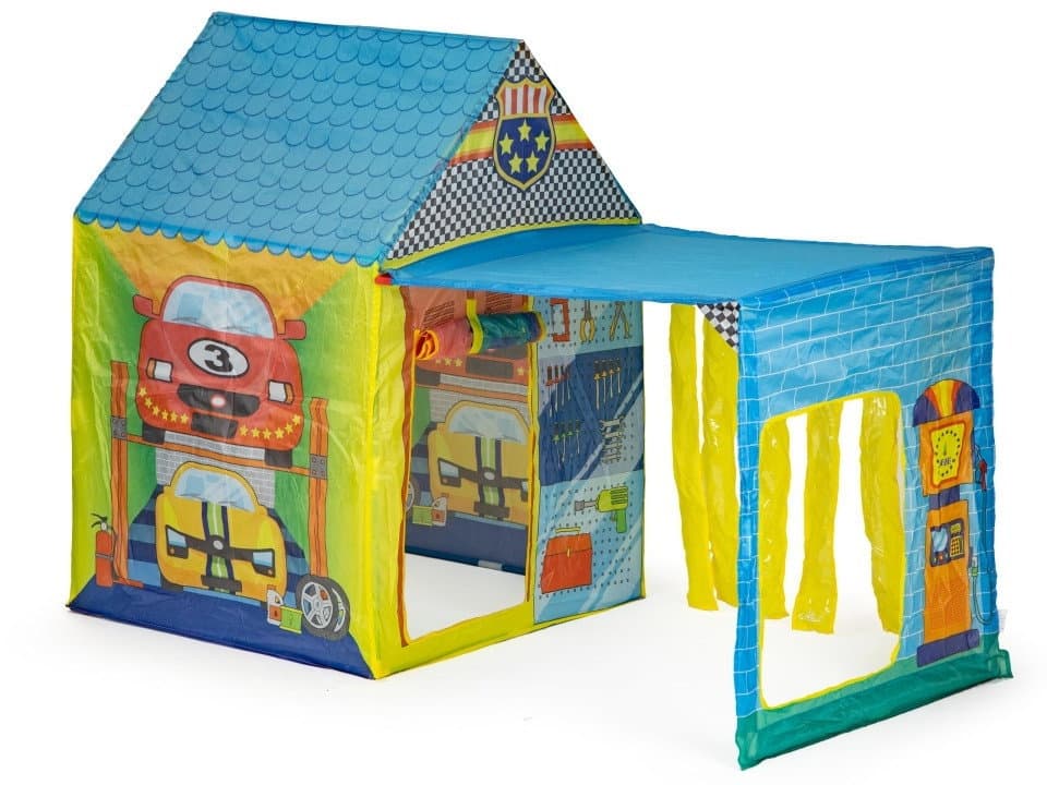 Tenda per bambini a tema servizio auto per giardino all'aperto
