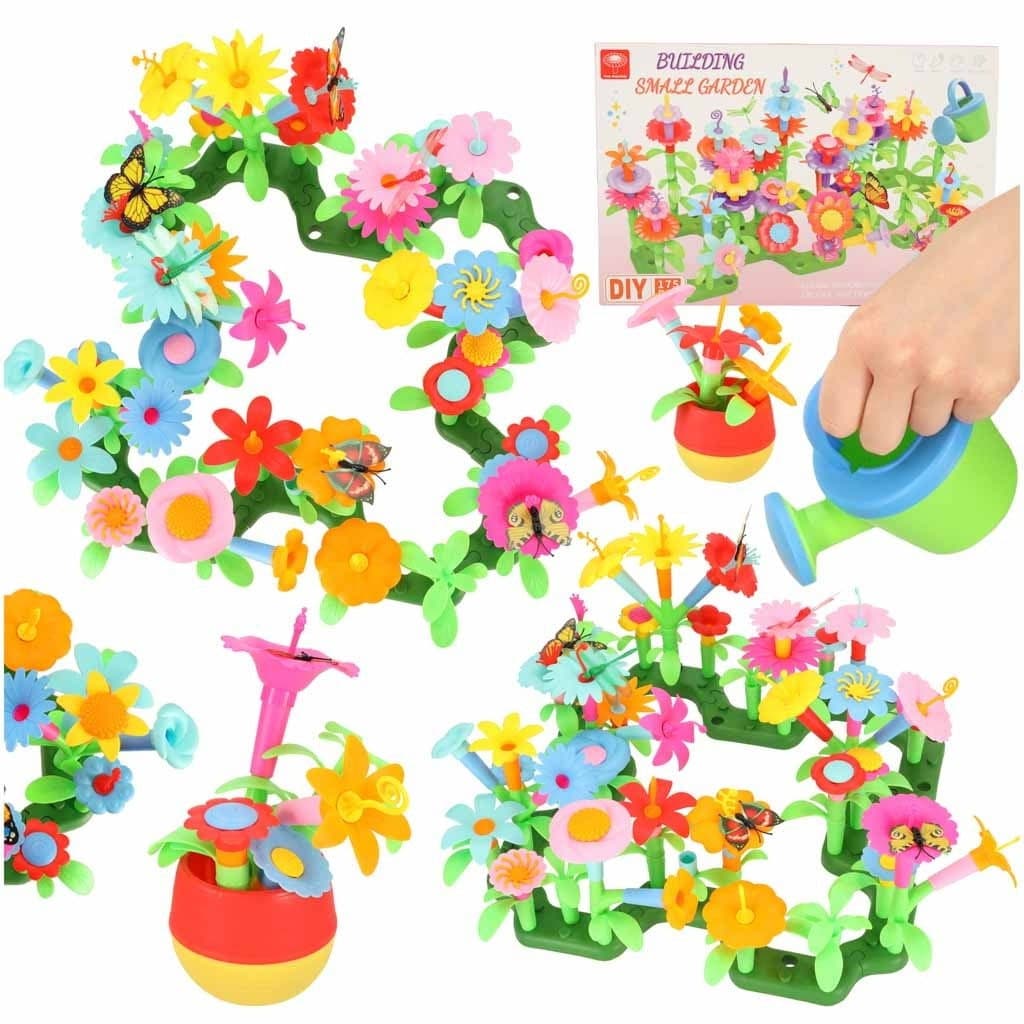 Set da costruzione per giardino fiorito - 175 pezzi Gioco creativo
