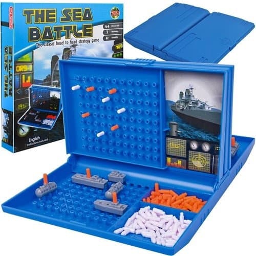 Gioco pieghevole per famiglie di battaglie navali - 2 giocatori