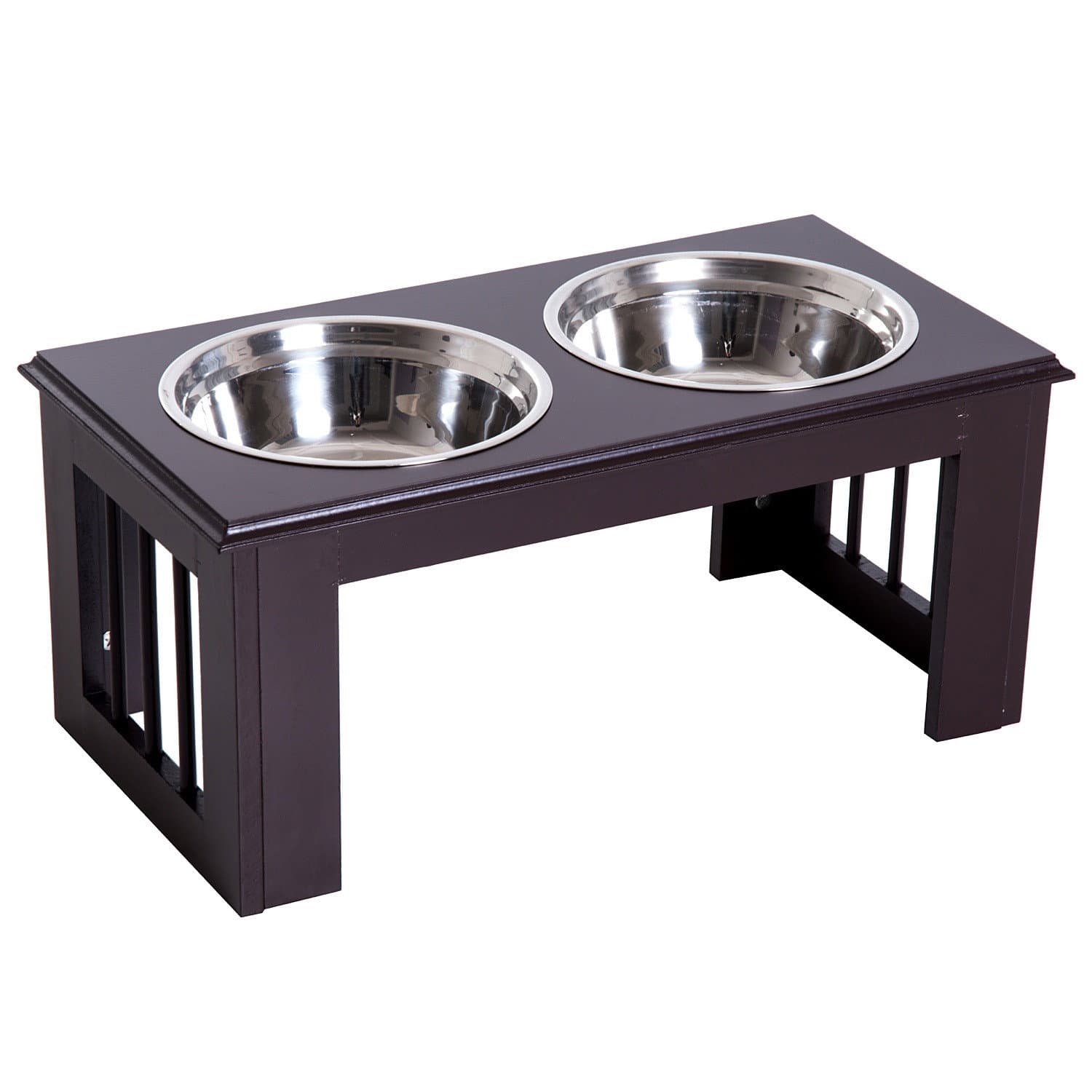 Gamelle surélevée pour chien en acier inoxydable 23x12x10