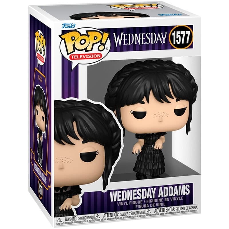 Costume da Mercoledì Addams per bambini, taglia media