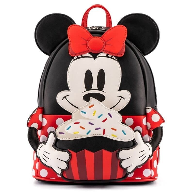 Sac à dos Minnie Mouse Cupcake, taille 26 cm, design Disney