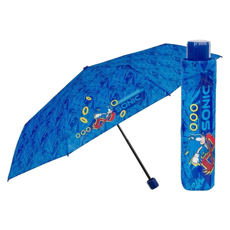 Sonic the Hedgehog 50 cm manuell faltbarer Regenschirm