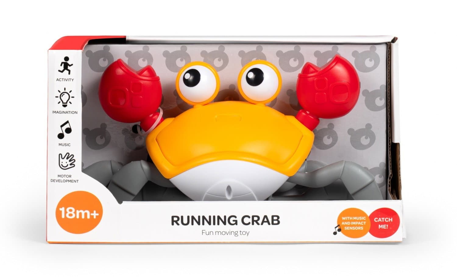 Crabe courant, jouet amusant et mobile pour enfants, jeu interactif