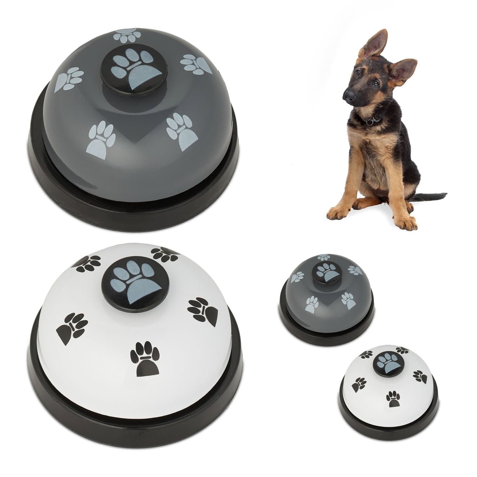 Campanello per addestramento animali domestici, set da 4