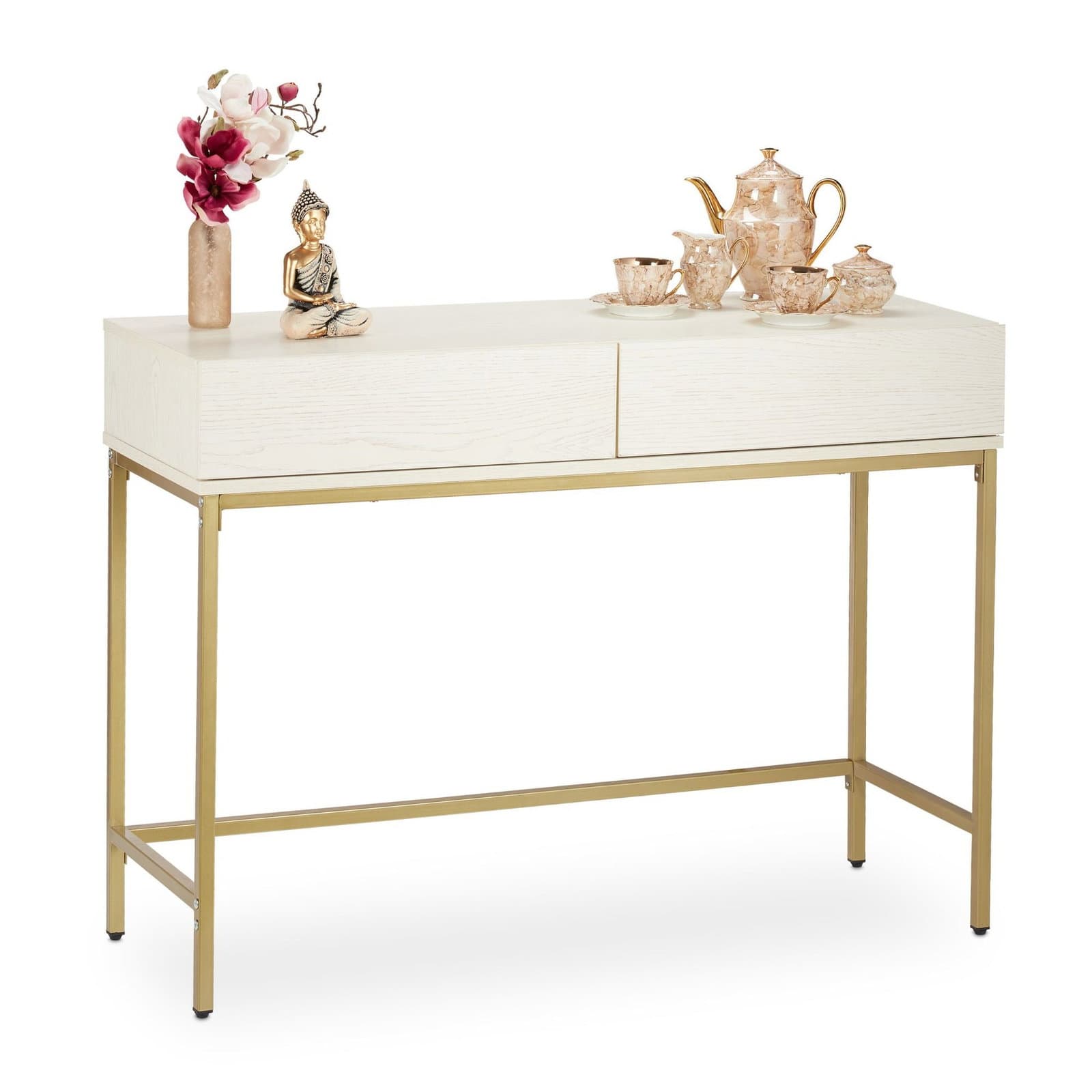 Table console avec tiroirs