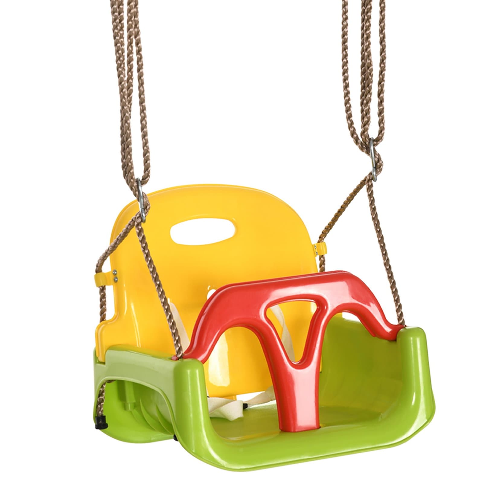 Verstellbare 3-in-1-Babyschaukel mit Rückenlehne – Grün