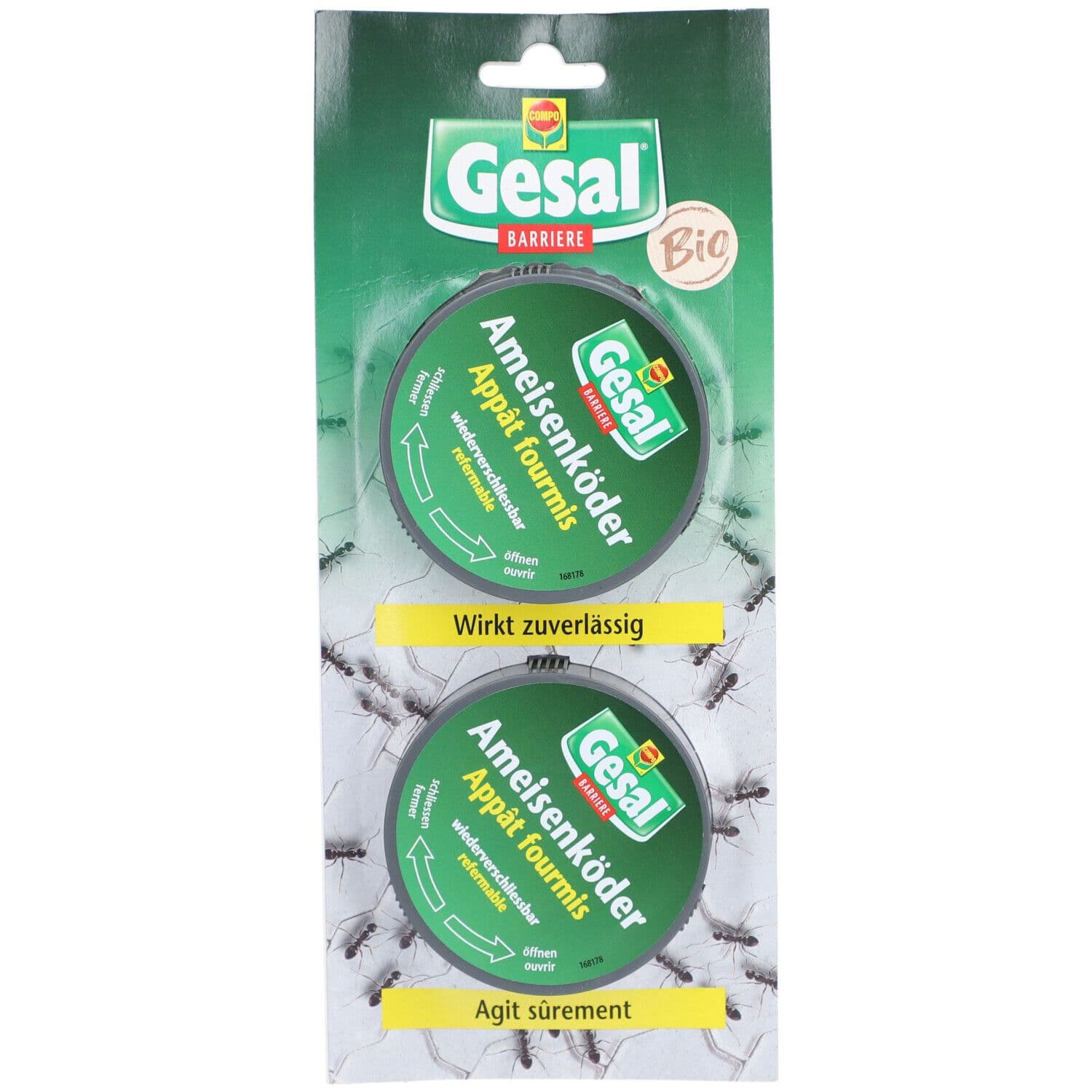 Gesal BARrière Bio Ameisenköder Dose 10 m²