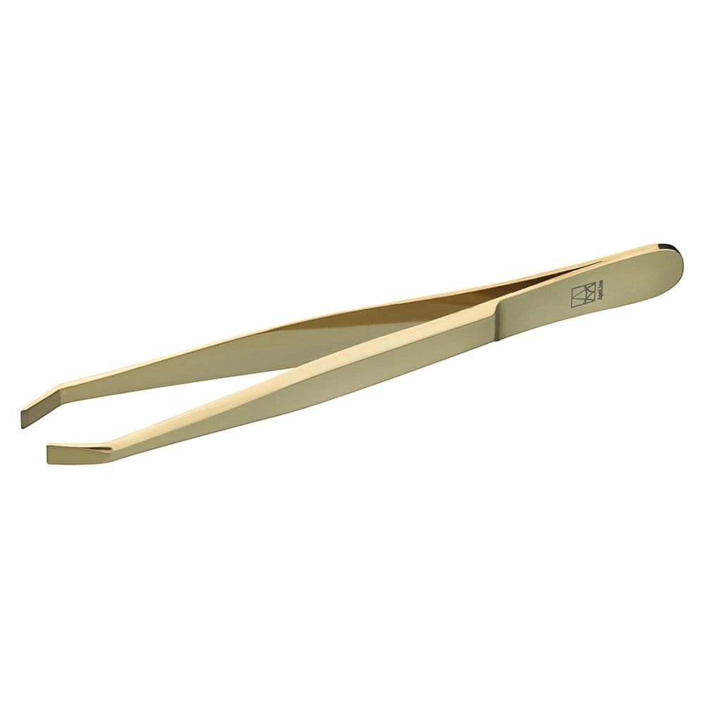 ApoLine® Augenbrauenpinzette vergoldet 9 cm