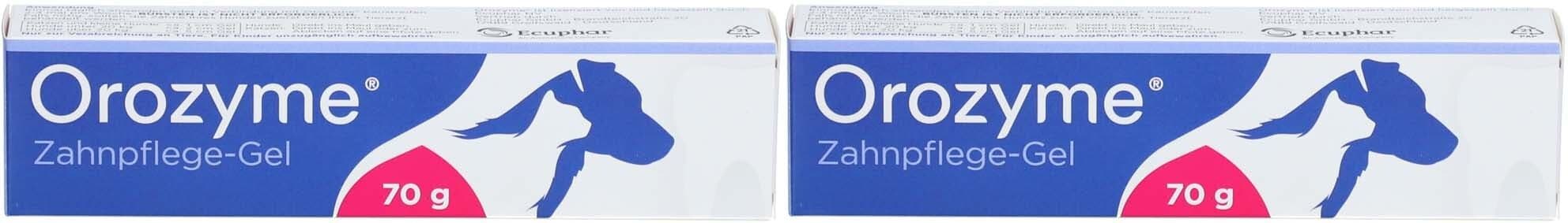 Ecuphar Orozyme Zahnpflege-Gel für Hund und Katze