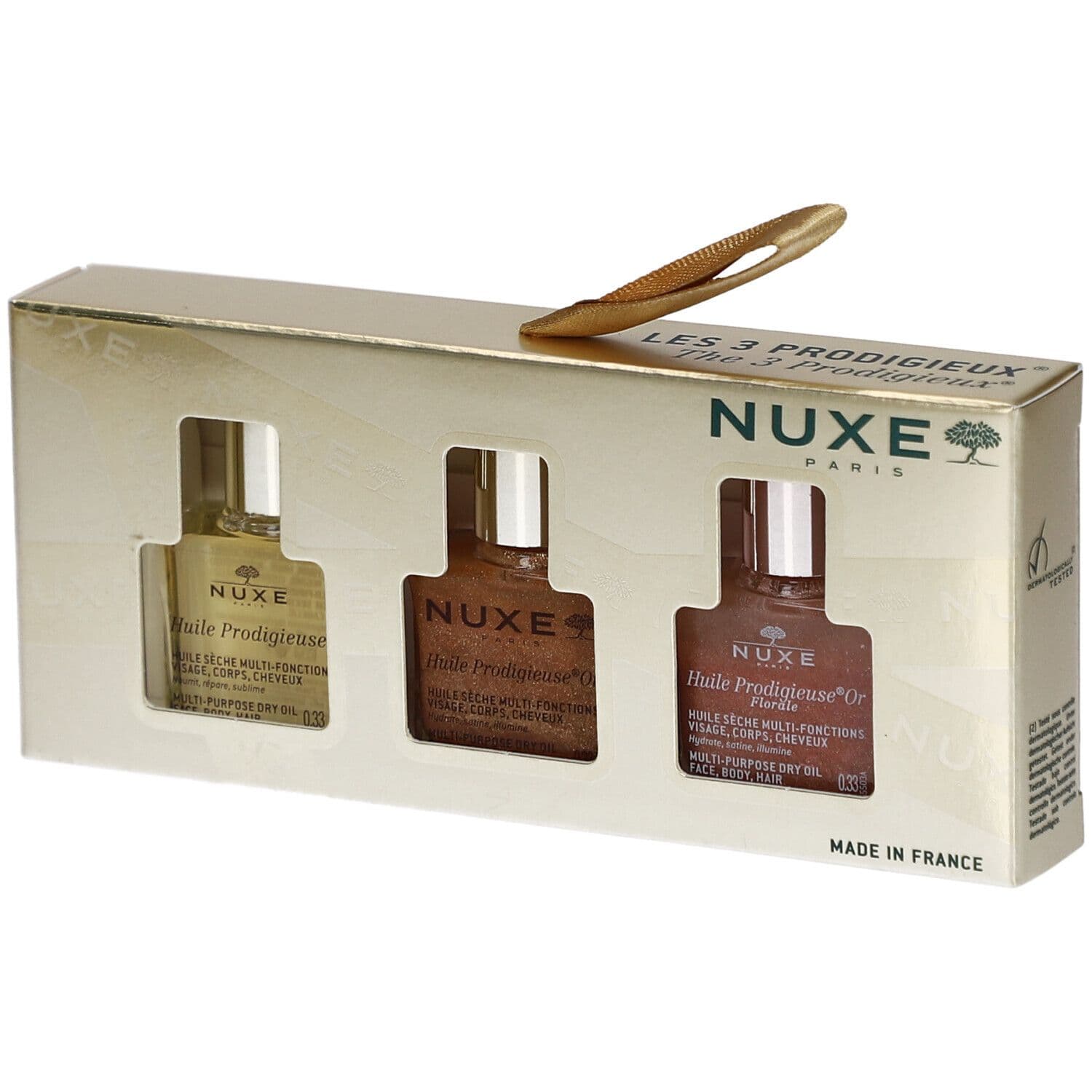 Nuxe Coffret Noël Les 3 Prodigieux – Weihnachts-Geschenkset: Die 3 Prodigieux Produkte