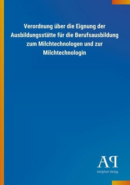 Verordnung über die Eignung der Ausbildungsstätte für die Be