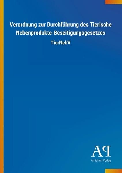 Verordnung zur Durchführung des Tierische Nebenprodukte-Beseitigungsgesetzes