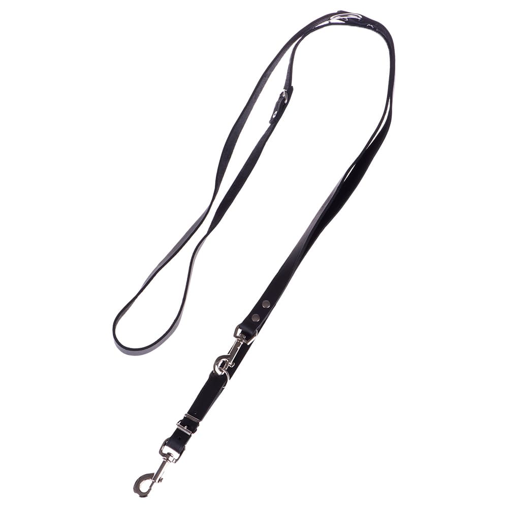 Heim Führleine, genietet, schwarz - 240 cm lang / 20 mm breit